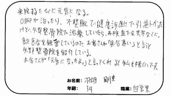 杉並区上井草（西荻窪）　羽畑剛史さん　30代男性　自営業